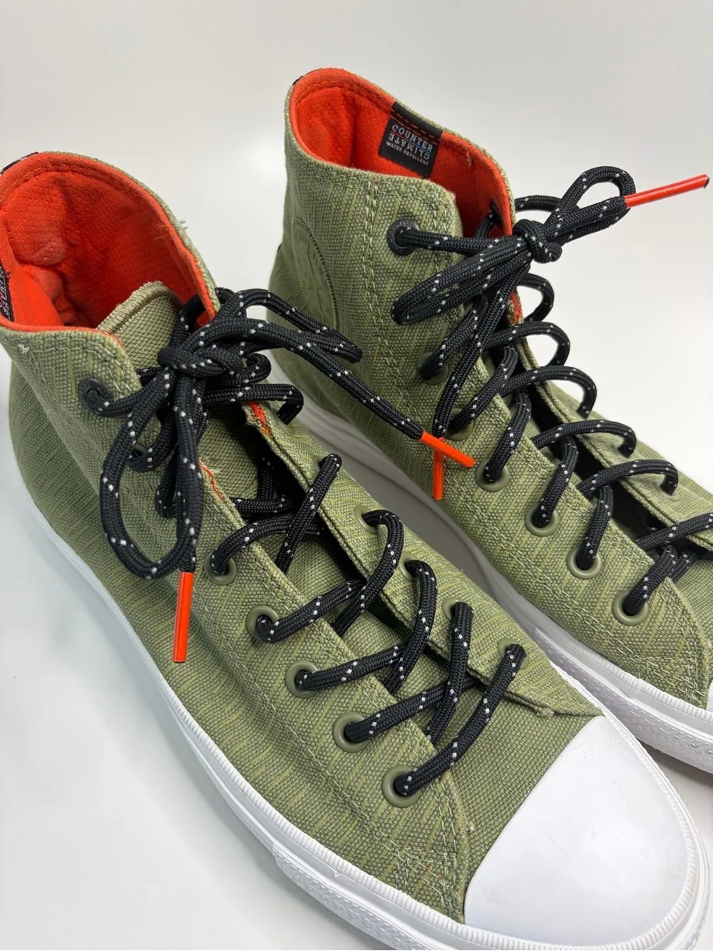 Converse Chuck Taylor High Top Counter Climate All-Star II Shield Olive Green - Picture 7 of 16